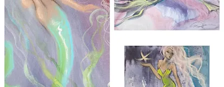 Deep Sea Watercolor Mermaids with Terry Cee