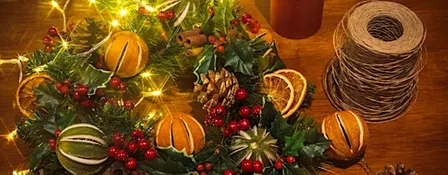Festive ladies' networking and Christmas wreath making