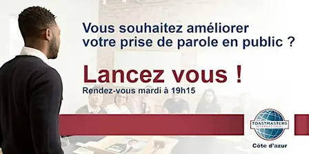 Soirée Prise de Parole Toastmasters Côte d'Azur