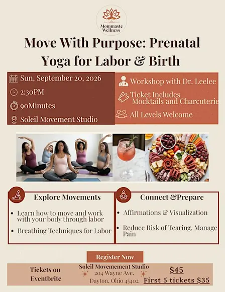 Move With Purpose:Prenatal Yoga for Labor & Birth