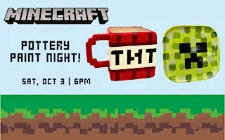 Minecraft Paint Night