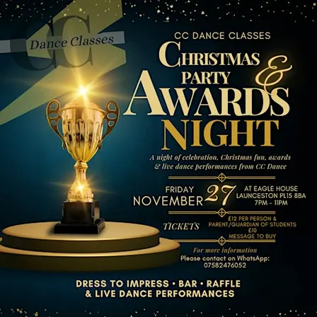CC Dance Christmas party & Awards night & live performances
