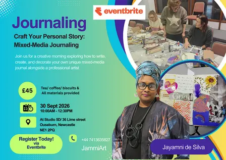 Journaling workshop: Craft Your Personal Story: Mixed-Media Journaling