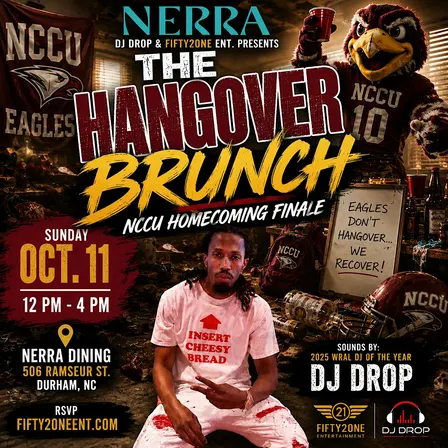 The Hangover Brunch: NCCU Homecoming Finale