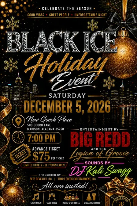 Black Ice Holiday Event