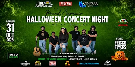 Band Capricio Live in Dallas: Halloween Concert Night 2026