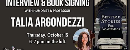 Bedtime Stories for Academics: An Evening with Talia Argondezzi