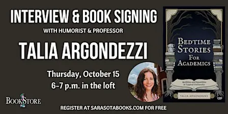 Bedtime Stories for Academics: An Evening with Talia Argondezzi