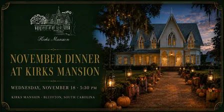 November Dinner with Chef Chelsea Sanchez at Kirks Mansion