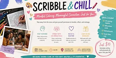 Scribble & Chill: An Afternoon to Color, Connect & Unwind
