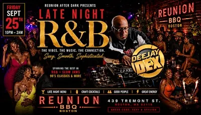 Friday at Reunion After Dark (21+) September EDITION