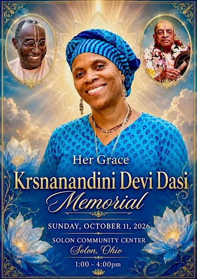 Honoring Her Grace Krsnanandini Devi Dasi