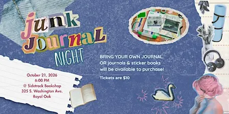 Junk Journal Night @ Sidetrack Bookshop