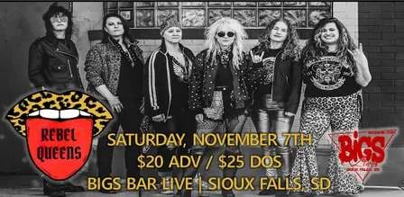 REBEL QUEENS at Bigs Bar Live