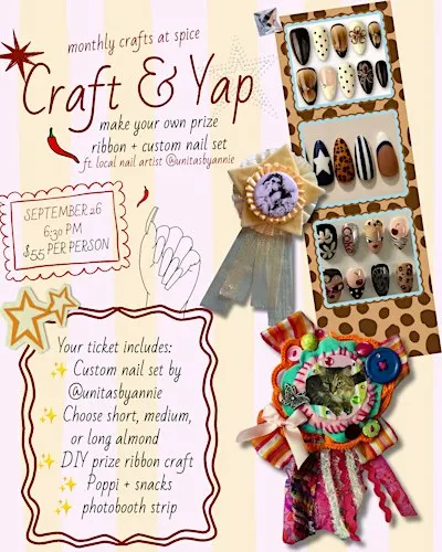 Craft & Yap: Custom Nail Set Night