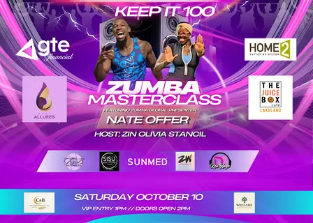KEEP IT 100! ZUMBA MASTERCLASS
