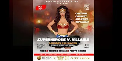 Superheroes vs. Villains Halloween Party in Detroit