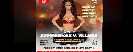 Superheroes vs. Villains Halloween Party in Detroit