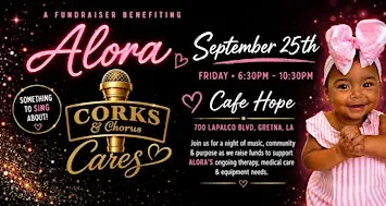 Corks & Chorus Cares: A Fundraiser Benefiting Alora