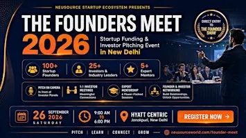 The Founders Meet - September 2026 Edition