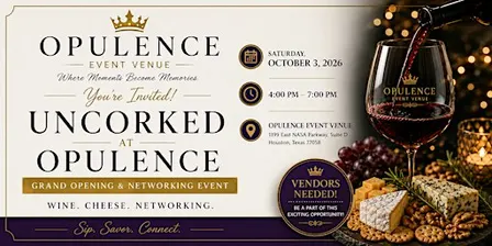 Uncorked at Opulence Event Venue