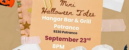 Mini Halloween Totes- Sept 23 Hangar Potranco