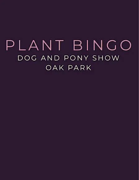 Plant Bingo at Dog and Pony Show in Oak Park, MI