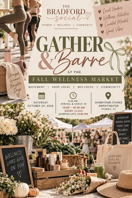 The Bradford Social: Gather & Barre at the Fall Wellness Market