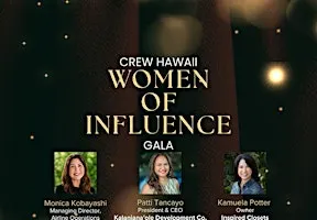 CREW Hawaii's Signature Women of Influence Gala
