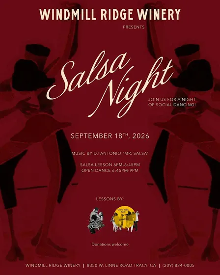 SALSA NIGHT AT WINDMILL RIDGE WINERY