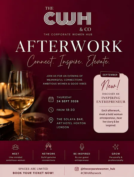 ✨ The Corporate Women Hub – Connect & Grow Afterwork
