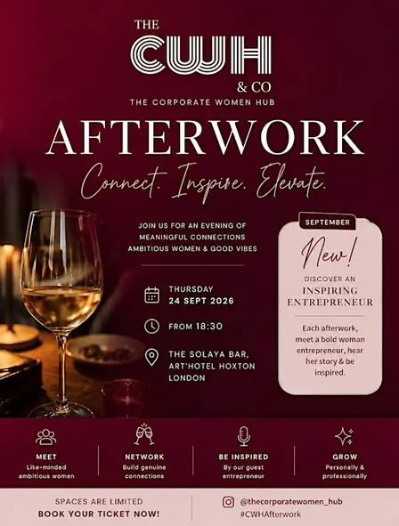 ✨ The Corporate Women Hub – Connect & Grow Afterwork