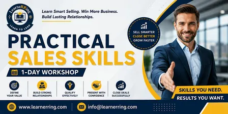 Practical Sales Skills 1 Day Workshop  Connecticut