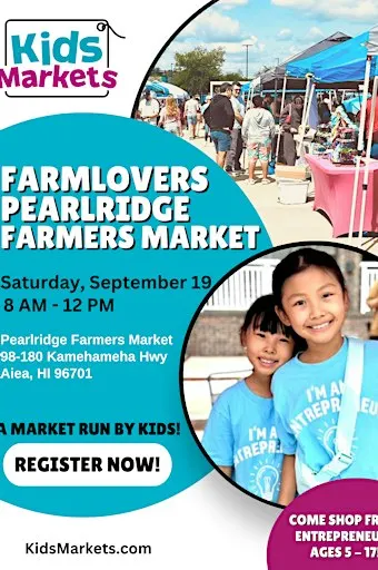 Kids Market at FarmLovers Pearlridge Farmers Market