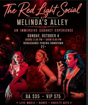 The Red Light Social at Melinda's Alley