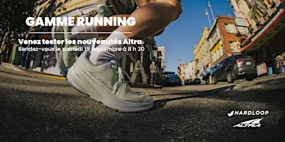 Hardloop x Altra | Venez tester la gamme running