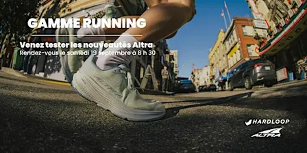 Hardloop x Altra | Venez tester la gamme running