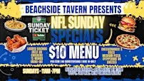 SUNDAY FOOTBALL AT BEACHSIDE TAVERN