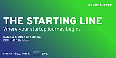 >>venture>> The Starting Line