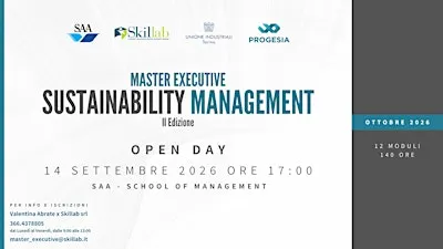 Master Executive Sustainability Management II Edizione - OPENDAY