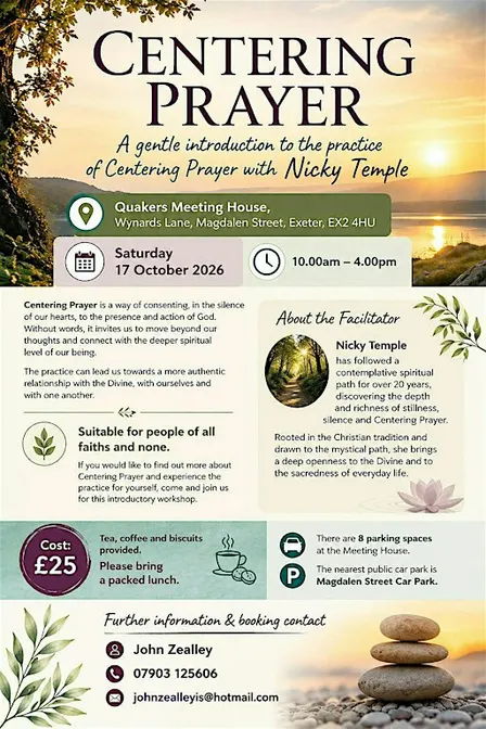 Centering Prayer Introductory Workshop