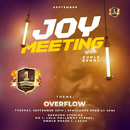Joy Meeting - September Edition (Overflow)