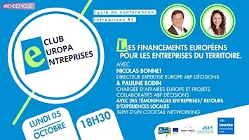 Les financements européens pour les entreprises du territoire