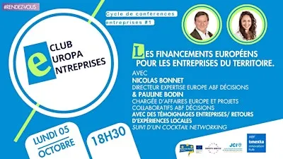 Les financements européens pour les entreprises du territoire