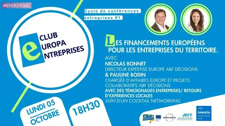 Les financements européens pour les entreprises du territoire