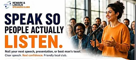 Newark & Lincoln Speakers Club Meeting @ 7:15pm - Salvation Army, Newark