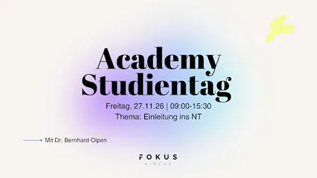Studientag: Einleitung in das Neue Testament