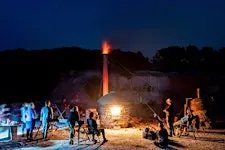 Beehive Kiln Firing