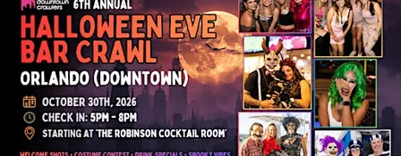 Halloween Eve Bar Crawl 10/30 - ORLANDO (Downtown)