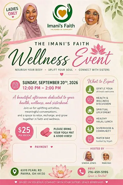 Imani’s Faith Wellness Event
